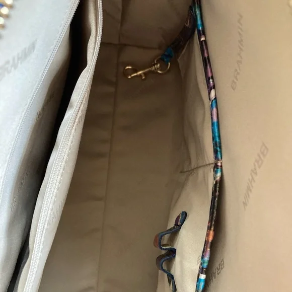 Brahmin Duxbury Satchel Leather Handbag Euphoria Melbourne - Picture 5 of 6